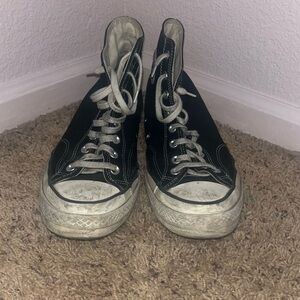 Converse Black and White High-Top Sneakers